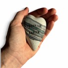 Lite bønnehjerte. Alle bildene er for å illustrerer, alle hjertene er unike, form, farge og mønster variere i stor grad. thumbnail